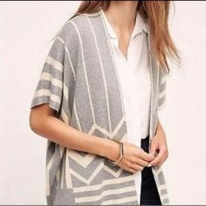 La Fee Verte Anthropologie Hudson Gray Cardigan - XS